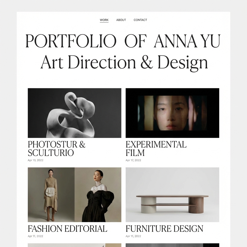 Portfolio Website Template